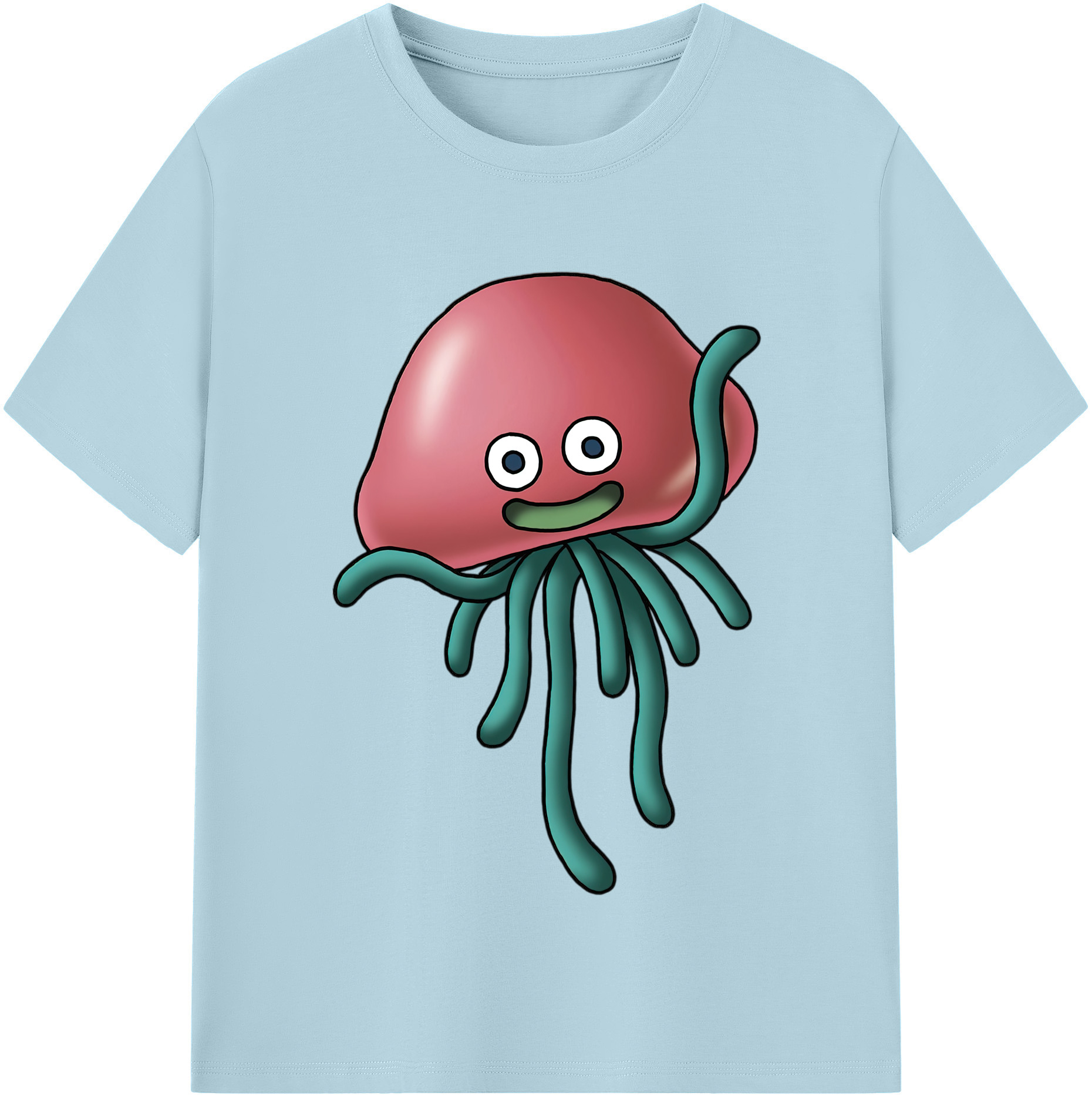（画像用） ドラゴンクエスト Doragon Kuesuto Dragon Quest 綿100％半袖Tシャツ（フロントプリント）